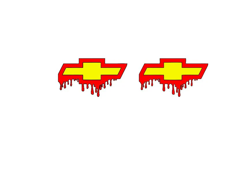 Chevrolet Emblem & Badges set with Chevrolet Blood logo - Image 4