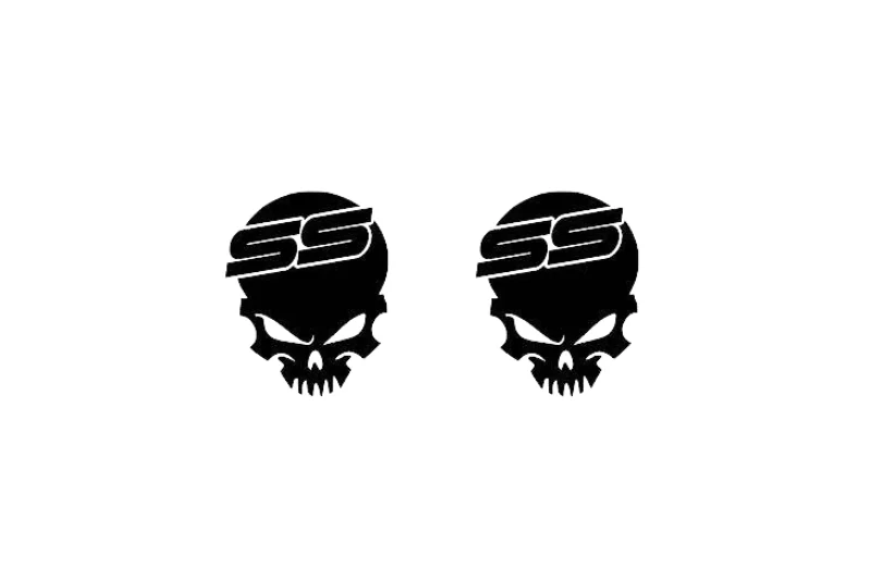 Chevrolet Emblem & Badges set with Chevrolet SS Skull logo - Image 2