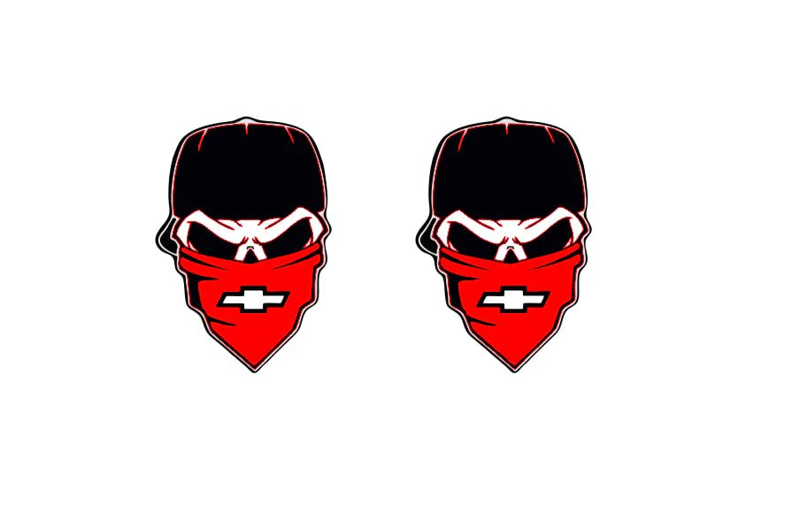 Chevrolet Emblem & Badges set with Chevy Skull logo - Image 2