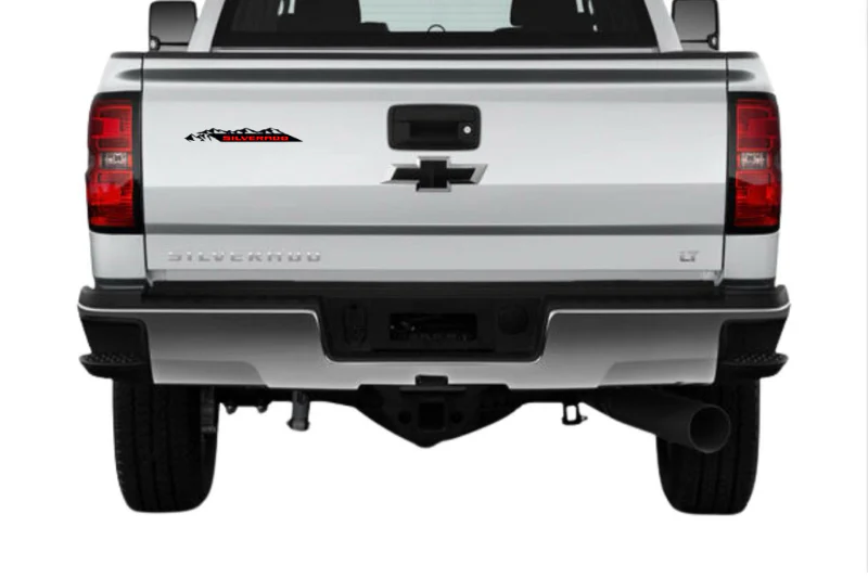Chevrolet Emblem & Badges set with Silverado logo (Type 2) - Image 6