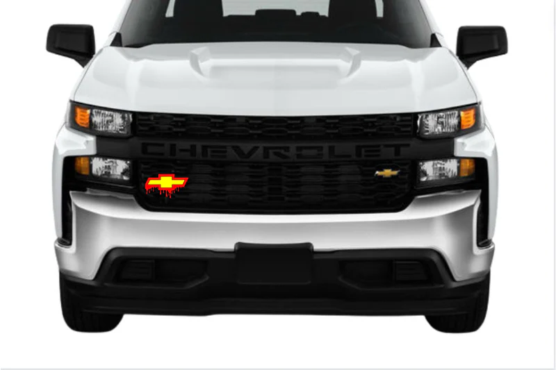 Chevrolet Radiator grille emblem with Chevrolet Blood logo - Image 3