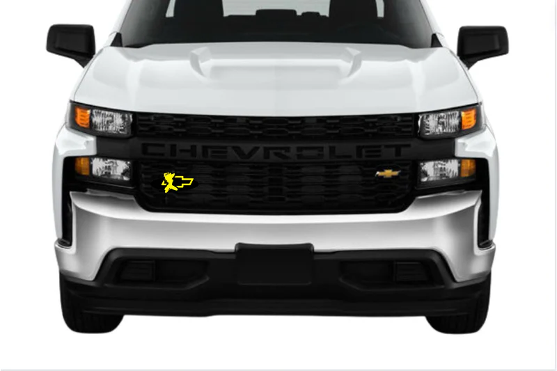 Chevrolet Radiator grille emblem with Chevrolet Girl logo - Image 2
