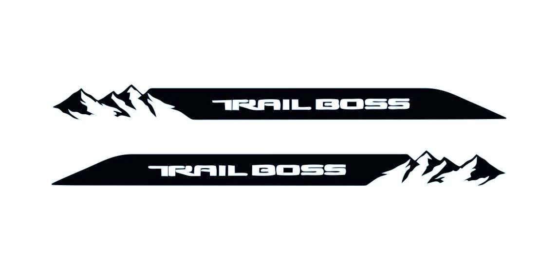 Chevrolet Radiator grille emblem with Trail Boss logo - Image 2