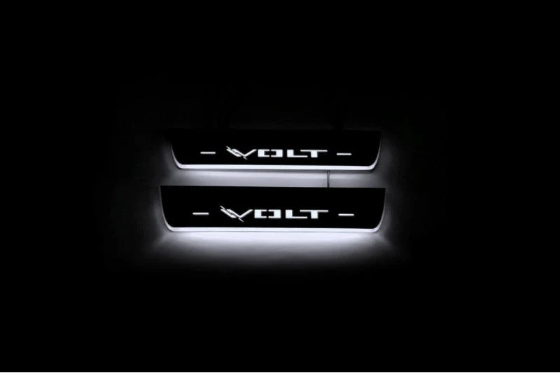 Chevrolet Volt II 2016-2019 LED Car Door Sill With Logo Volt - Image 10