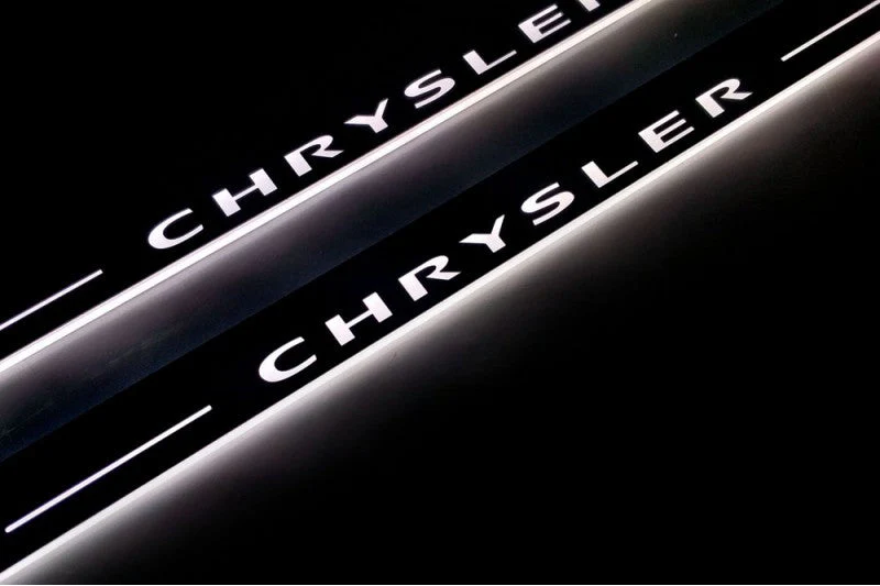 Chrysler 200 II 2015-2017 LED Door Sill With Logo Chrysler - Image 4