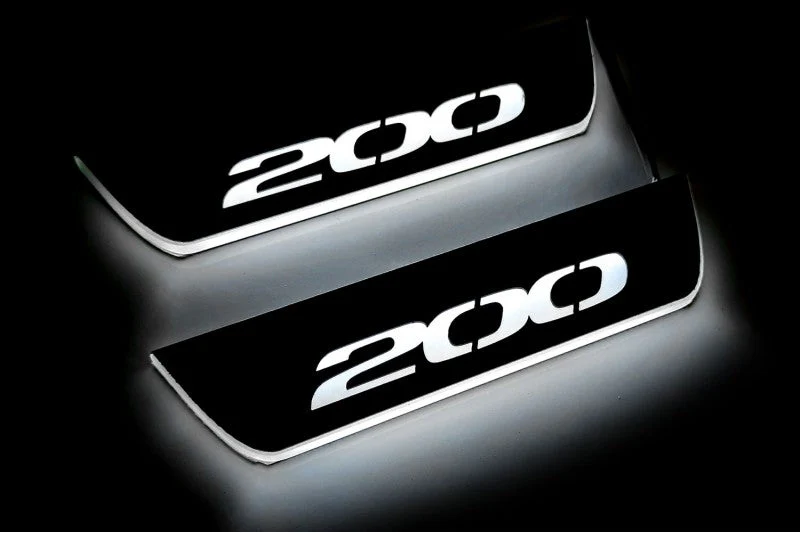 Chrysler 200 II 2015-2017 LED Door Sills PRO With Logo 200 - Image 5