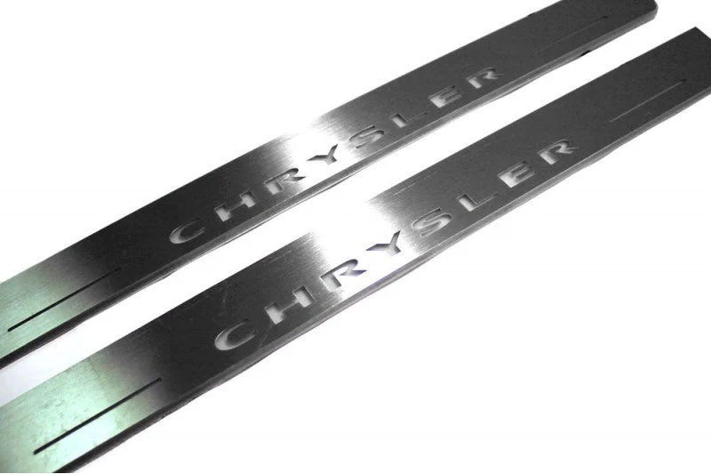 Chrysler 300C II 2011+ Auto Door Sills With Logo Chrysler - Image 8