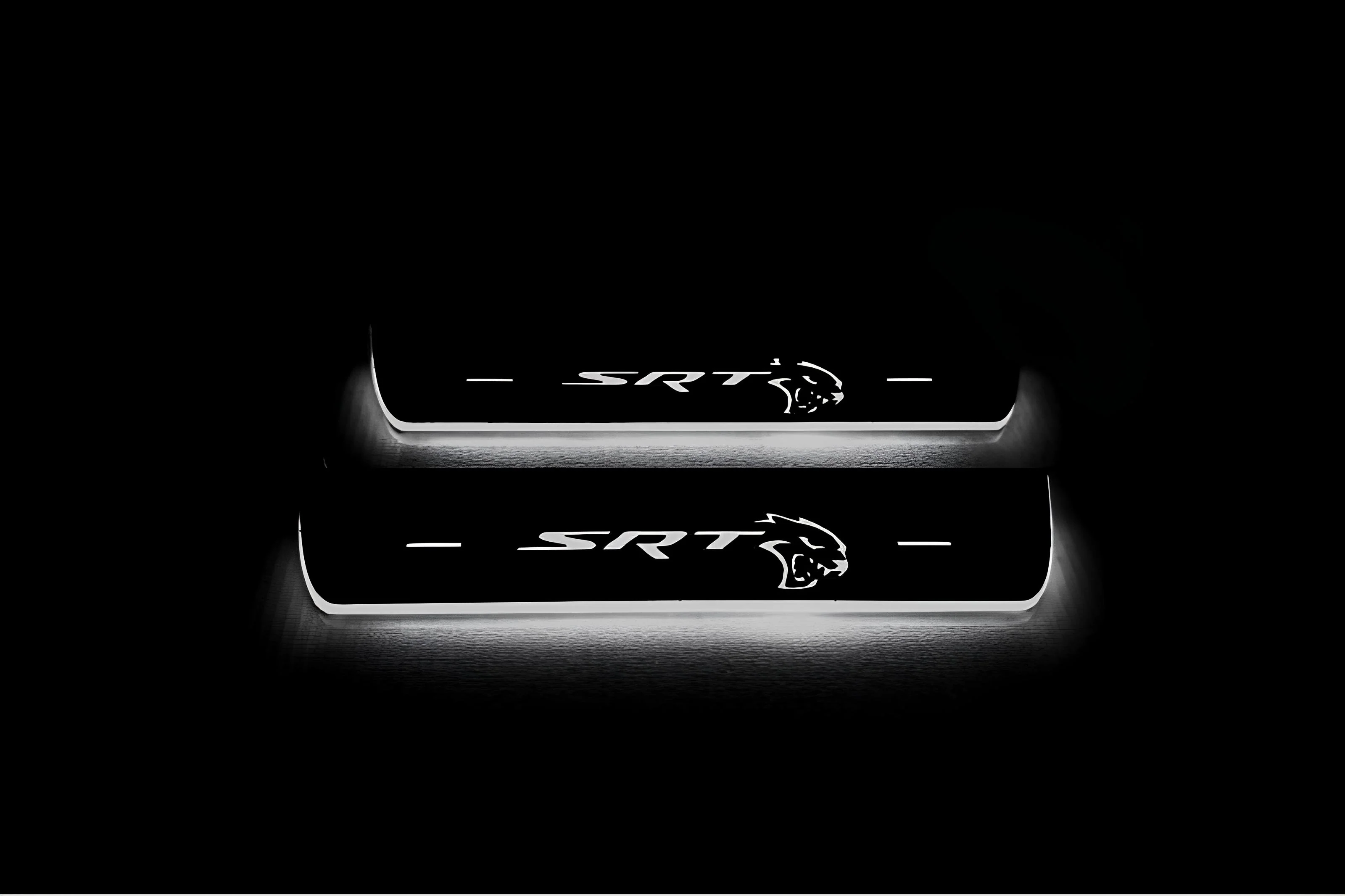 Chrysler 300C II 2011+ Door Sill Led Plate With SRT HELLCAT Logo - Image 21