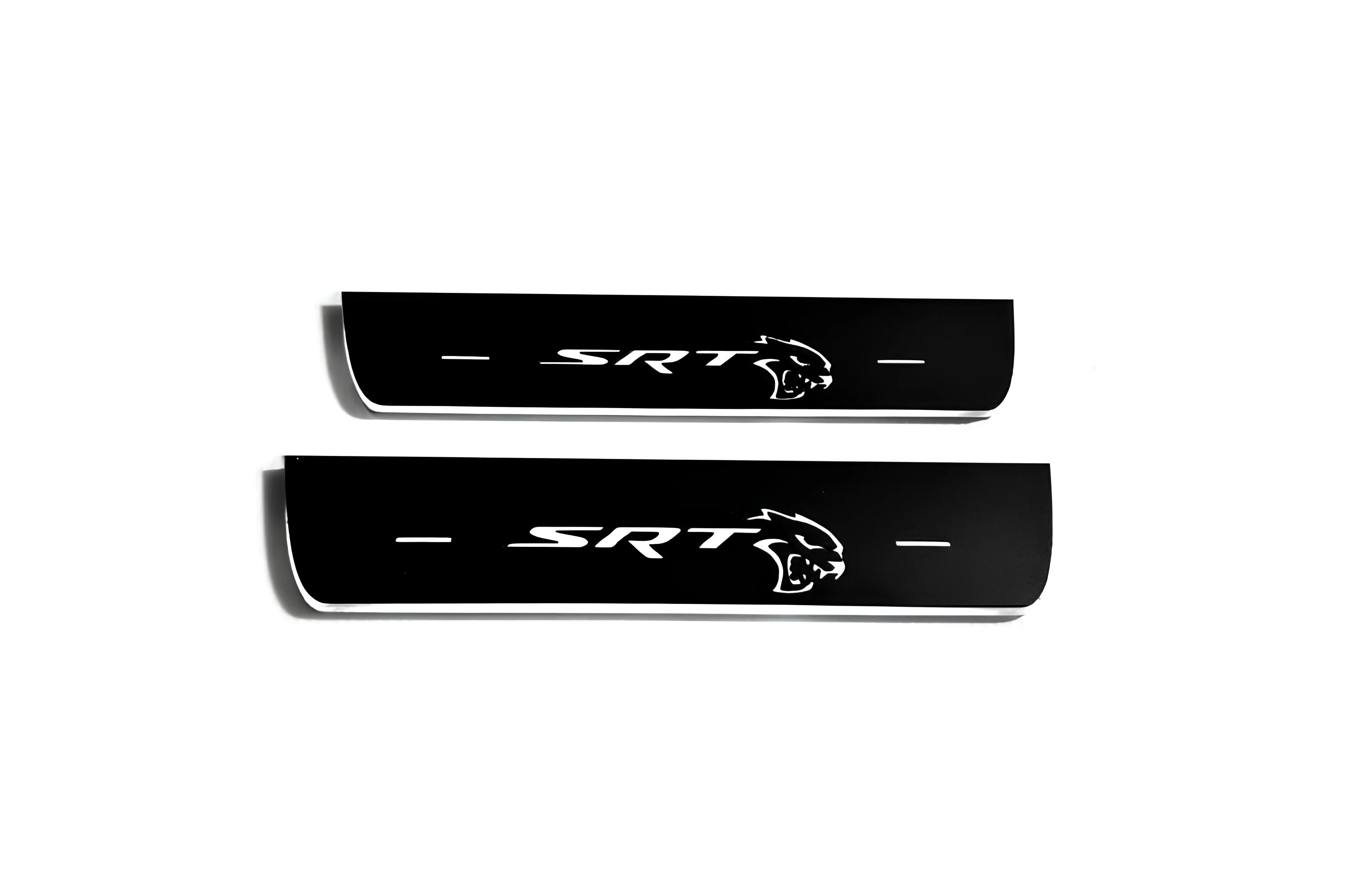 Chrysler 300C II 2011+ Door Sill Led Plate With SRT HELLCAT Logo - Image 6