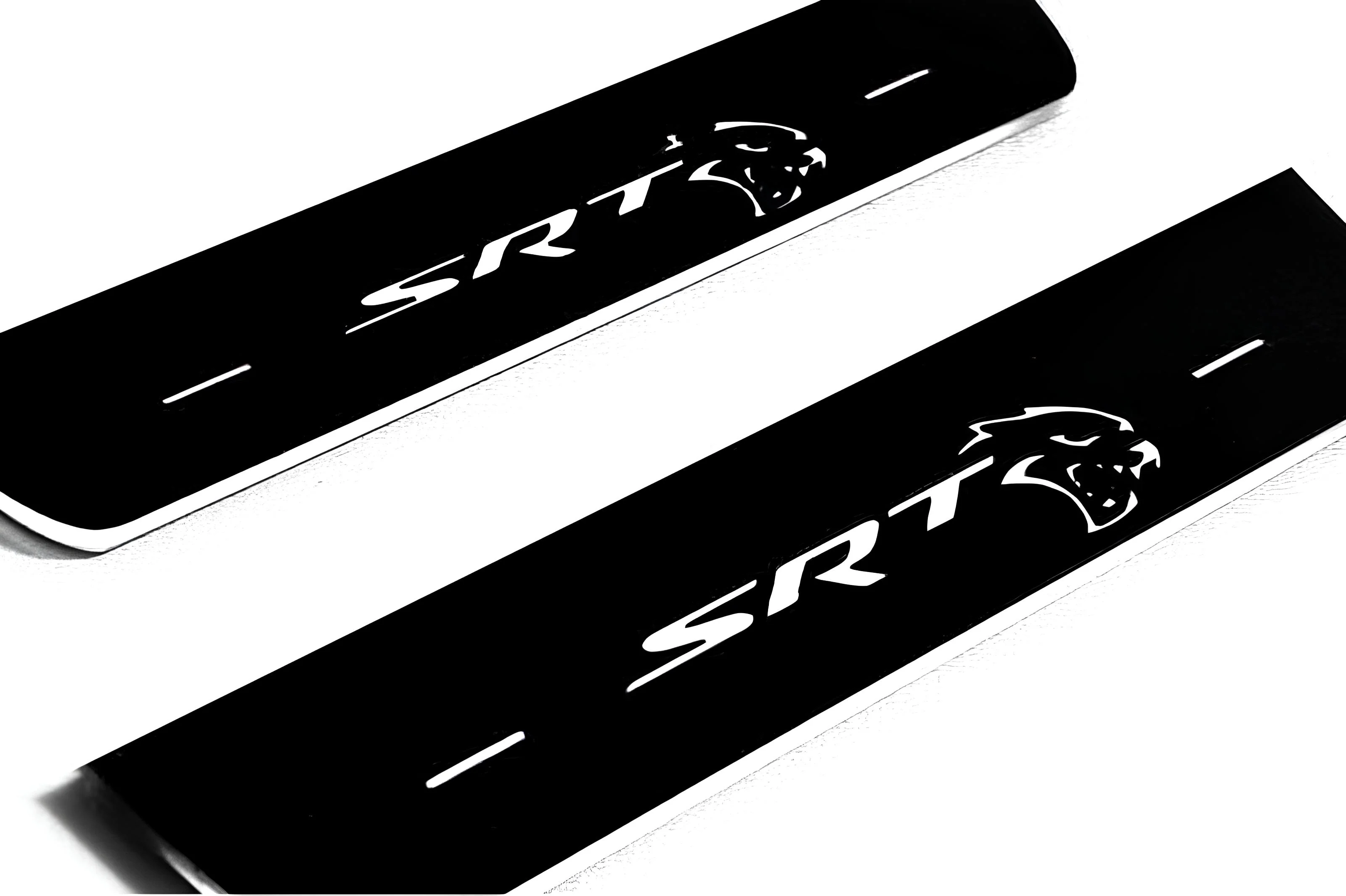 Chrysler 300C II 2011+ Door Sill Led Plate With SRT HELLCAT Logo - Image 8
