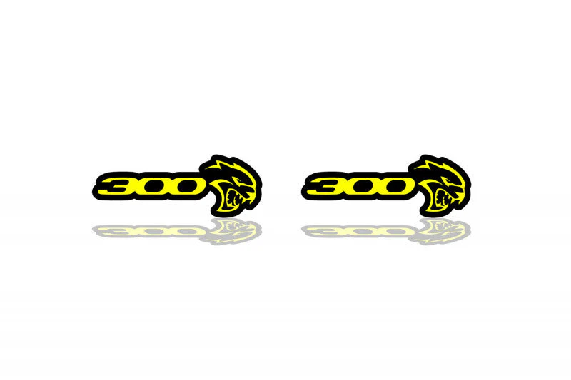 Chrysler 300C II Emblem & Badges set with 300 + Hellcat logo - Image 2