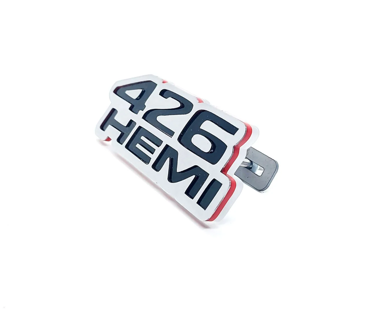 Chrysler 300C II Stainless Steel radiator grille emblem with 426 HEMI logo - Image 4