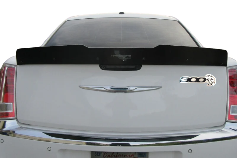 Chrysler 300C II Stainless Steel tailgate trunk rear emblem with 300 Hellcat logo - Image 2