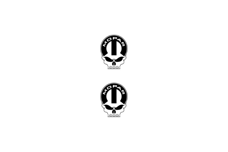 Chrysler Emblem & Badge Set - Grille and Tailgate Mopar Skull logo (Type 7)