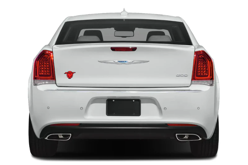 Chrysler Emblem & Badge Set - Grille and Tailgate SRT Skull logo - Image 3