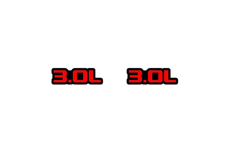 Chrysler Emblem & Badges set with 3.0L logo - Image 3