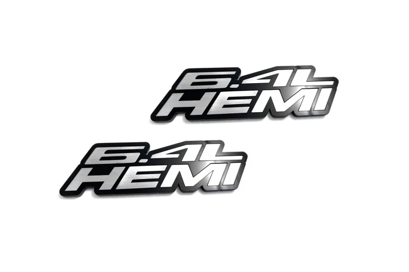 Chrysler Emblem & Badges set with 6.4L Hemi logo - Image 2