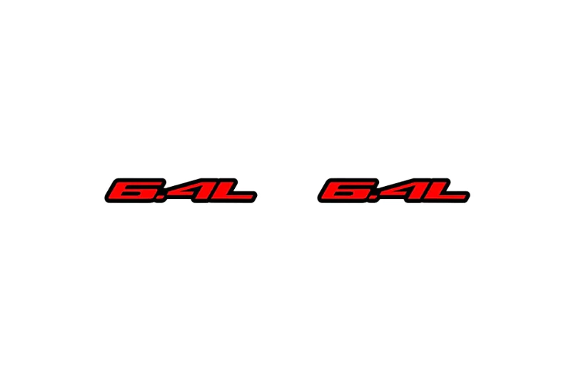 Chrysler Emblem & Badges set with 6.4L logo - Image 2