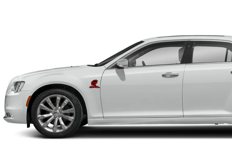 Chrysler Emblem & Badges set with Hellcat 6.4L logo - Image 5