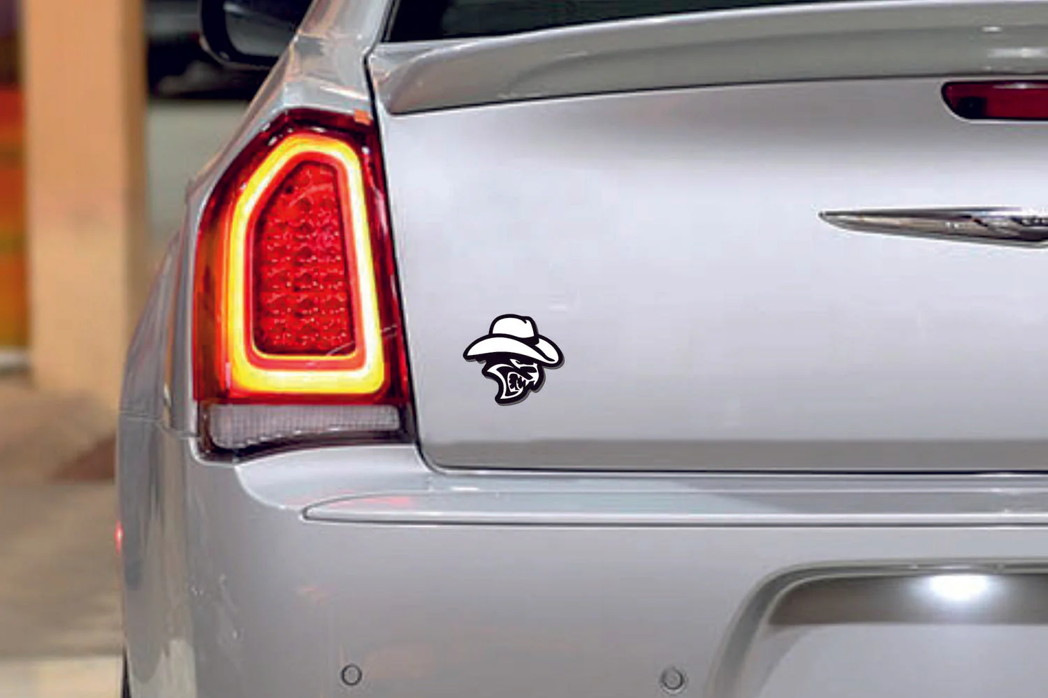 Chrysler Emblem & Badges set with Hellcat Cowboy logo - Image 6