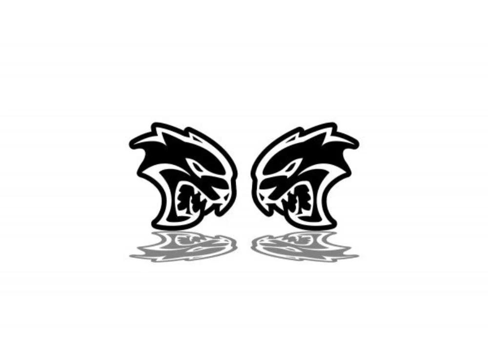 Chrysler Emblem & Badges set with Hellcat logo - Image 3
