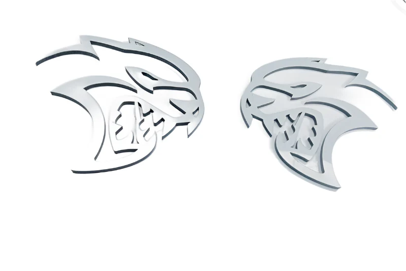 Chrysler Emblem & Badges set with Hellcat logo (Type 3) - Image 3