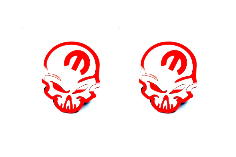 Chrysler Emblem & Badges set with Mopar Skull logo (Type 2) - Image 2