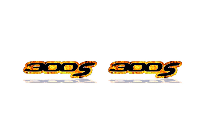 Chrysler emblem for fenders with 300S Fire logo - Image 2