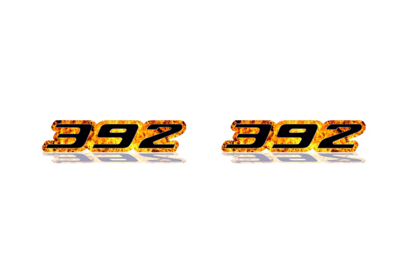 Chrysler emblem for fenders with 392 Fire logo - Image 3