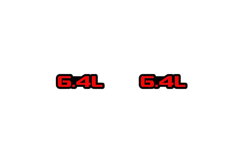 Chrysler emblem for fenders with 6.4L logo (type 2)