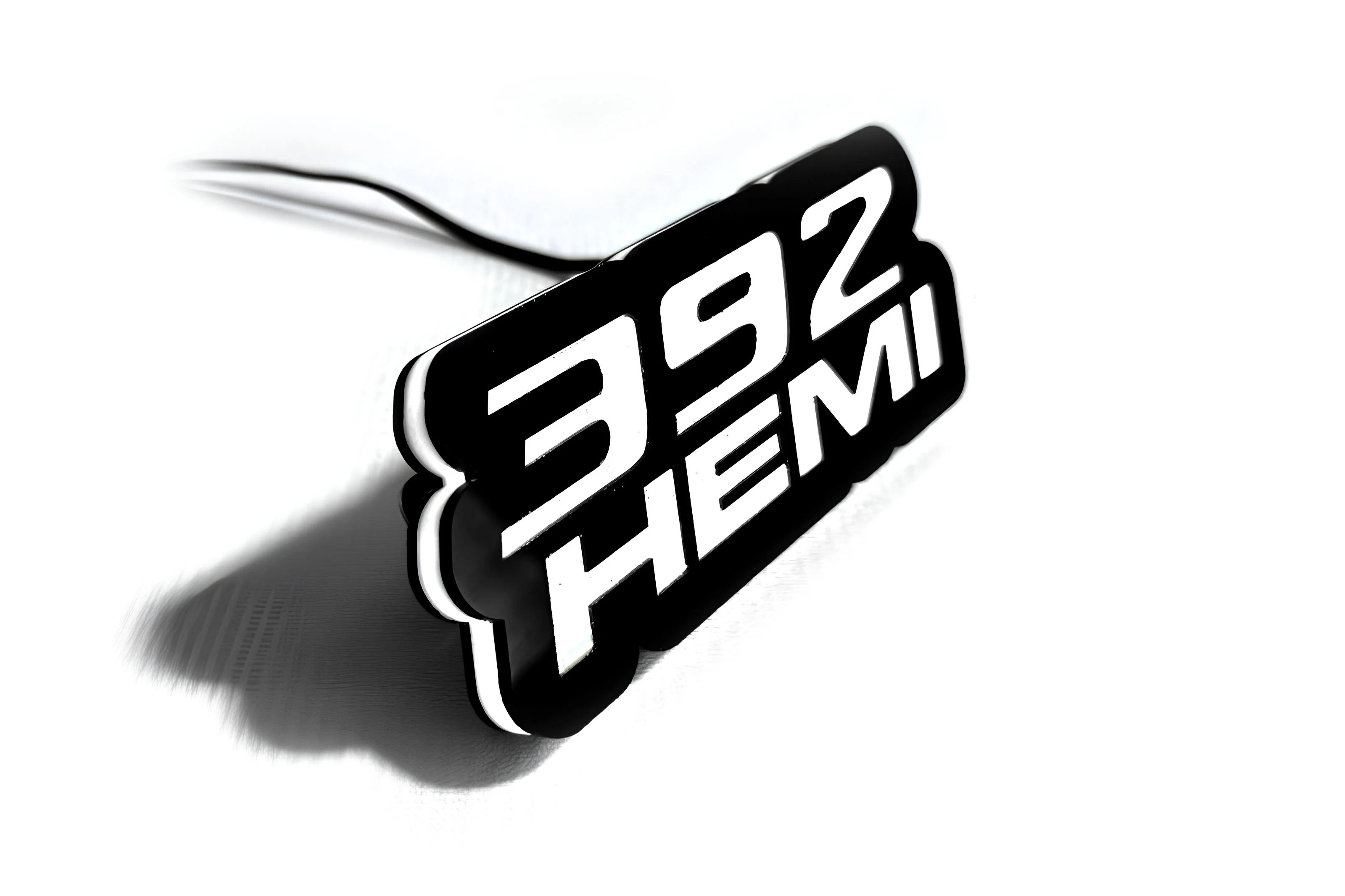 Chrysler Illuminated LED Radiator Grille Emblems and Badges with 392 Hemi logo (type 1) - Image 10