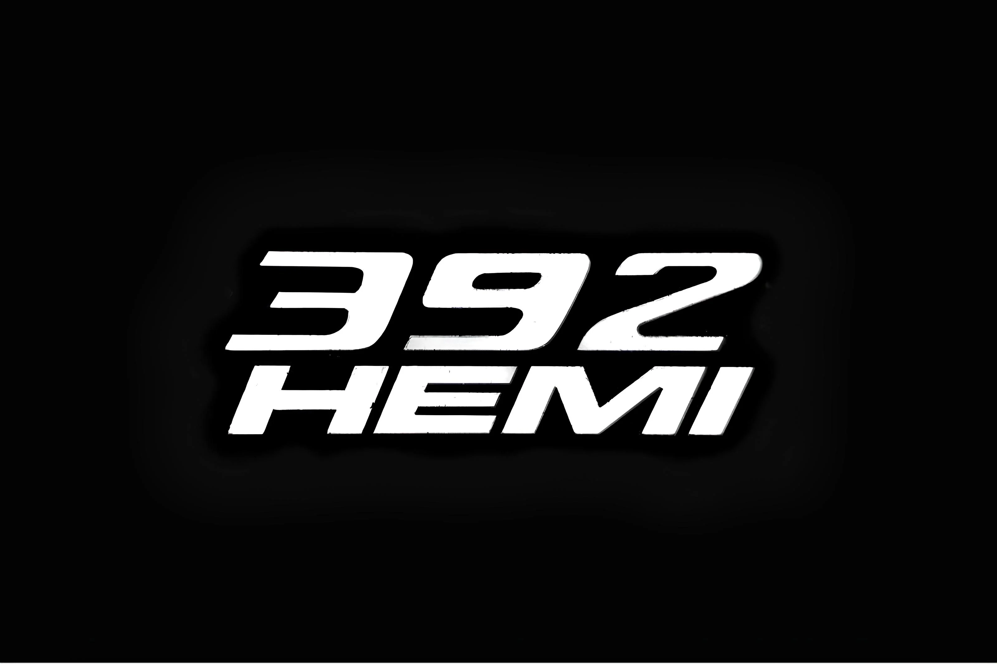 Chrysler Illuminated LED Radiator Grille Emblems and Badges with 392 Hemi logo (type 1) - Image 2
