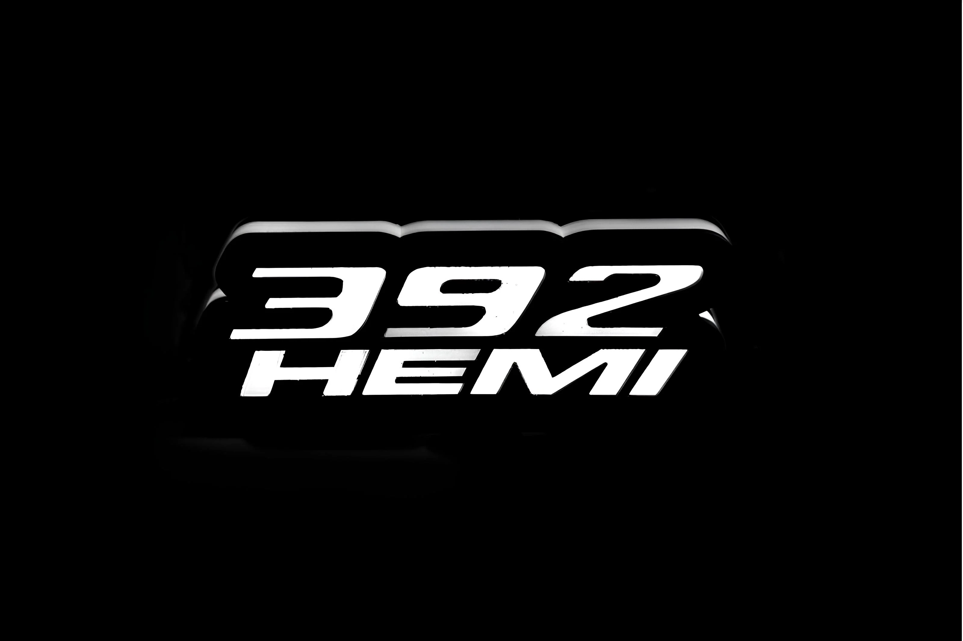 Chrysler Illuminated LED Radiator Grille Emblems and Badges with 392 Hemi logo (type 1) - Image 4