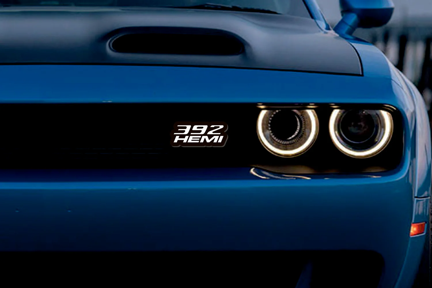 Chrysler Illuminated LED Radiator Grille Emblems and Badges with 392 Hemi logo (type 1) - Image 5