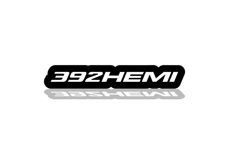 Chrysler Illuminated LED Radiator Grille Emblems and Badges with 392 Hemi logo (type 2)