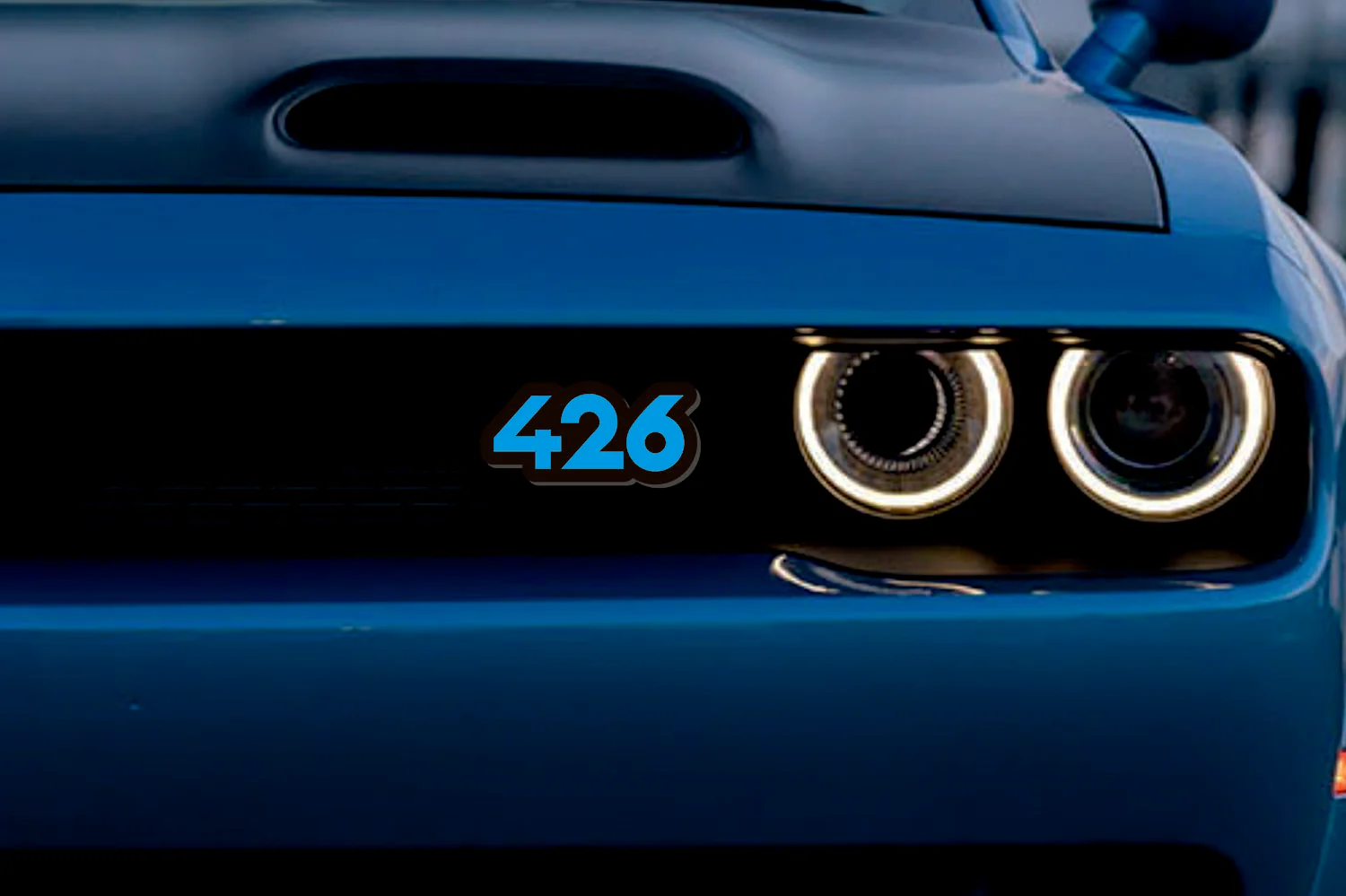 Chrysler Illuminated LED Radiator Grille Emblems and Badges with 426 logo - Image 2