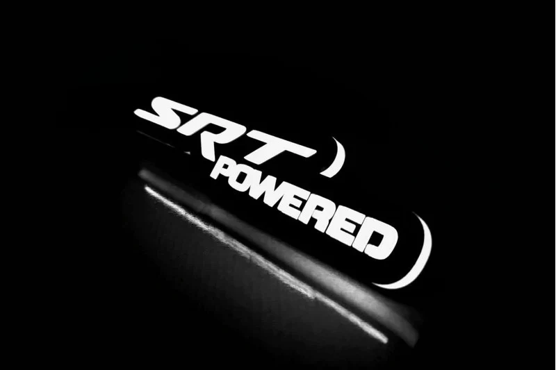 Chrysler Illuminated LED Radiator Grille Emblems and Badges with SRT powered logo - Image 7