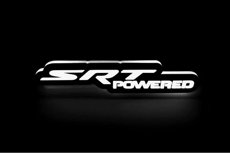 Chrysler Illuminated LED Radiator Grille Emblems and Badges with SRT powered logo - Image 8