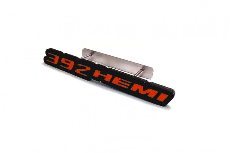 Chrysler Radiator grille emblem with 392HEMI logo - Image 3