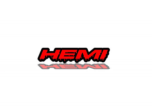 Chrysler Radiator grille emblem with HEMI BLOOD logo