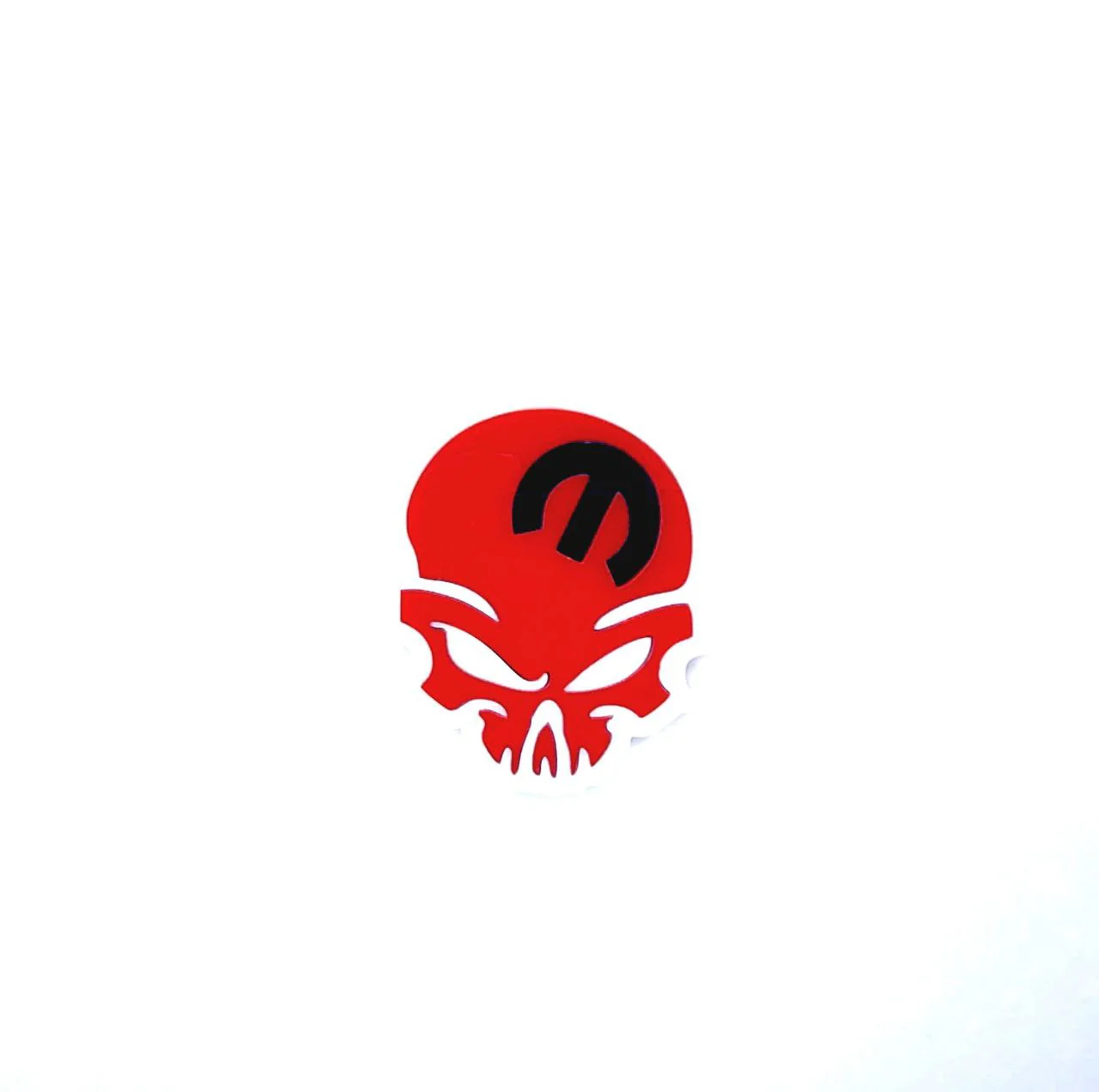 Chrysler Radiator grille emblem with Mopar Skull logo (Type 5)