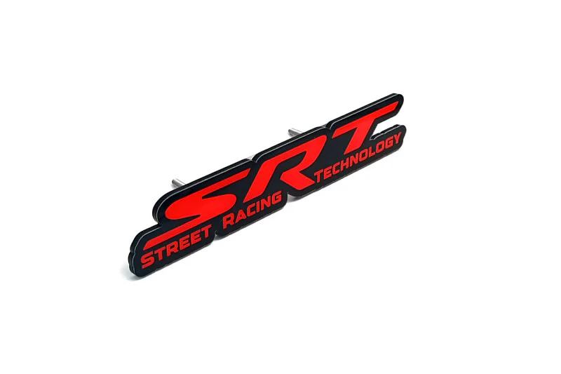 Dodge Radiator grille emblem with SRT logo (type 3) - Image 2