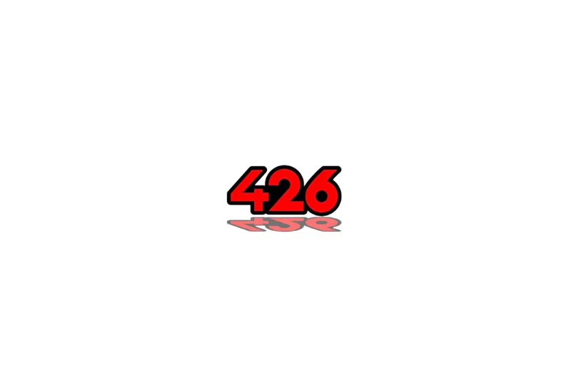 Chrysler tailgate trunk rear emblem with 426 logo