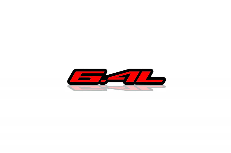 Chrysler tailgate trunk rear emblem with 6.4L logo