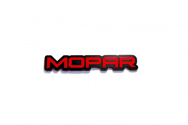 Chrysler tailgate trunk rear emblem with MOPAR logo - Image 4