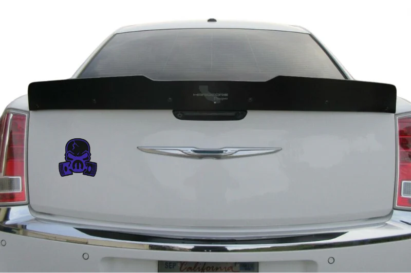 Chrysler tailgate trunk rear emblem with Mopar Piston Gas Mask logo - Image 4