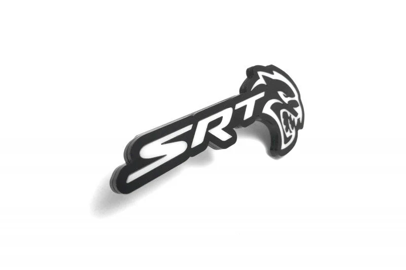 Chrysler tailgate trunk rear emblem with SRT Hellcat logo - Image 2