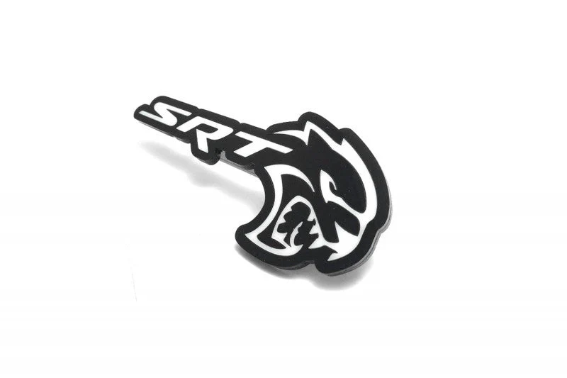 Chrysler tailgate trunk rear emblem with SRT Hellcat logo - Image 3