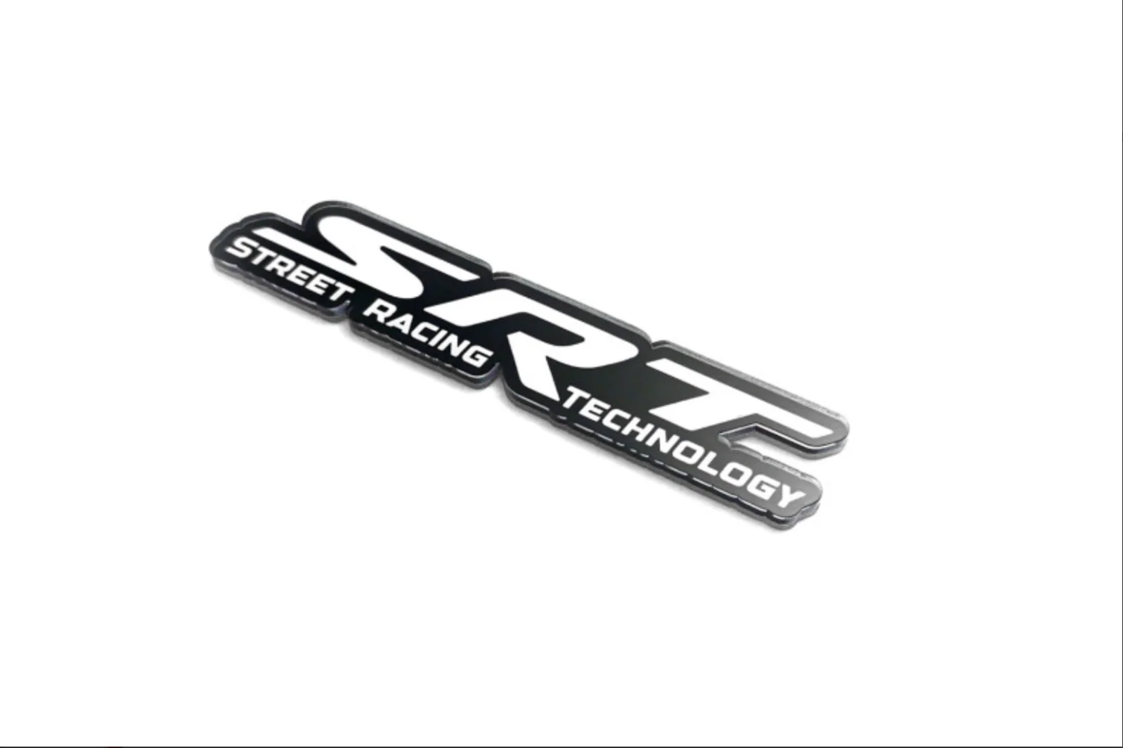 Chrysler tailgate trunk rear emblem with SRT logo (type 3) - Image 5