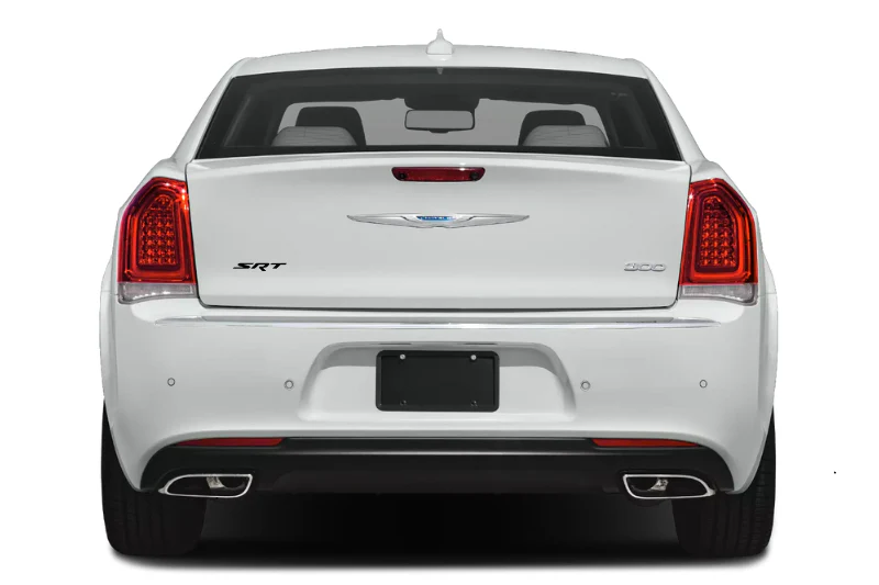 Chrysler tailgate trunk rear emblem with SRT logo (Type Mono) - Image 2